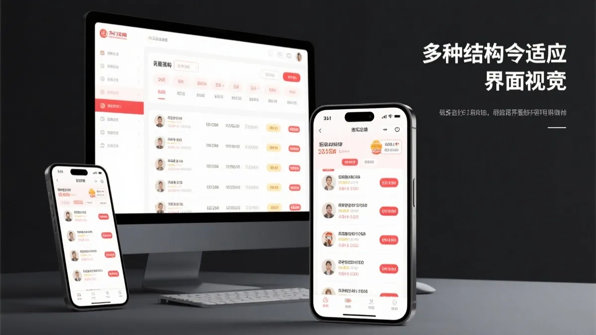 多设备自适应的开奖信息列表与清晰分区示意